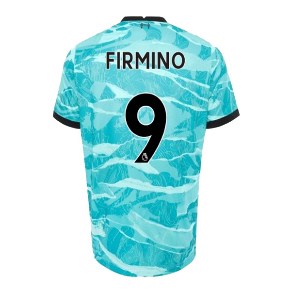 Camiseta Liverpool NO.9 Firmino Segunda Equipación 2020-2021 Azul